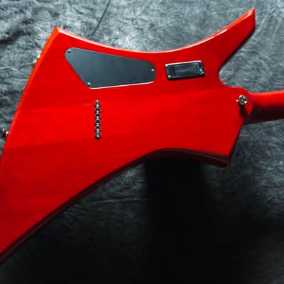 Jackson Stars KE-TN02/EMG Kelly - Transparent Red - VERU GOOD condition image 11