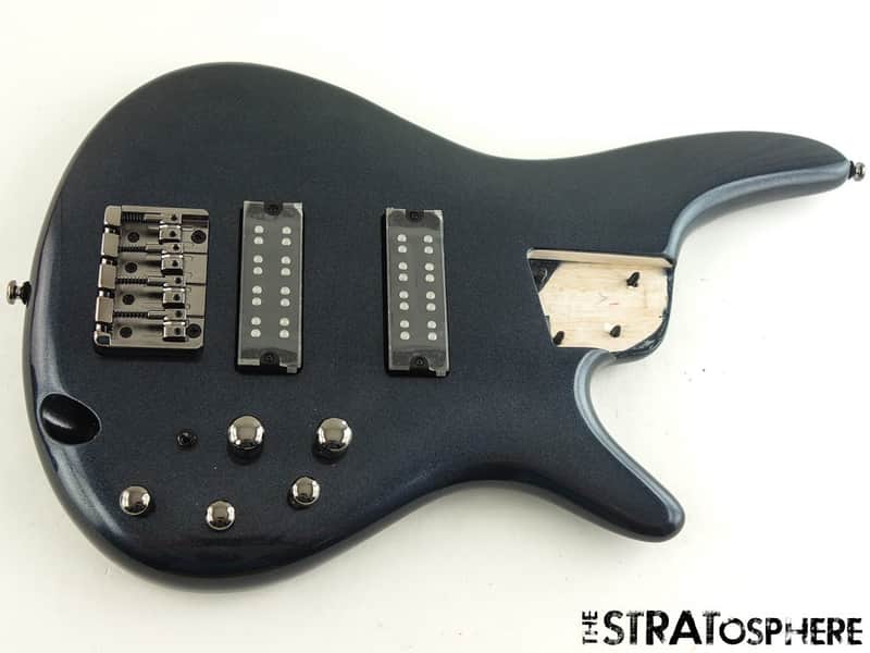 Ibanez SR300E 4 String Bass LOADED BODY Parts Midnight Gray Burst image 1