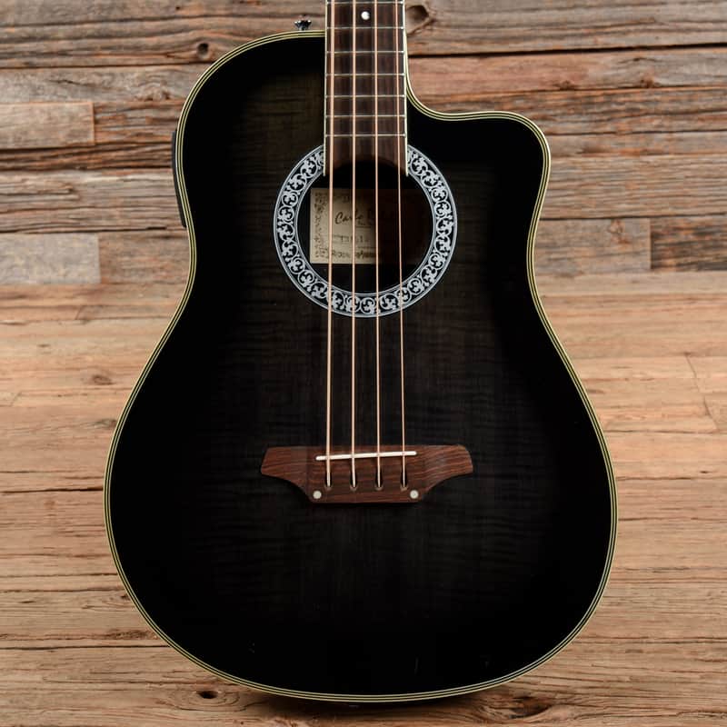 Carlo Robelli CRB40B Acoustic Bass Transparent Black image 1