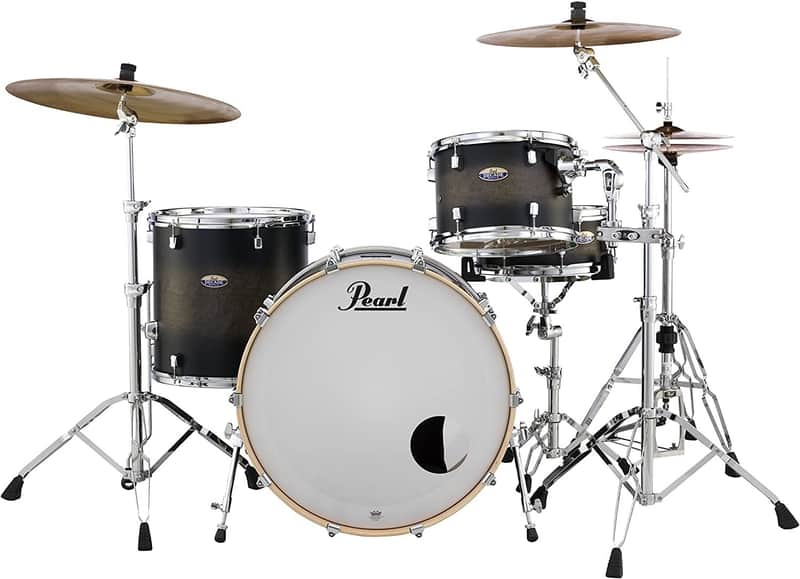 Pearl Decade Maple 3-Piece Shell Pack - Satin Black Burst (DMP943XP/C262) image 1