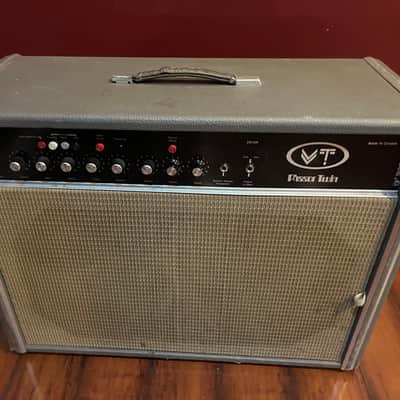 Vibration Technology (VT) Phasor Twin 60 watt amp 1975 Grey image 5
