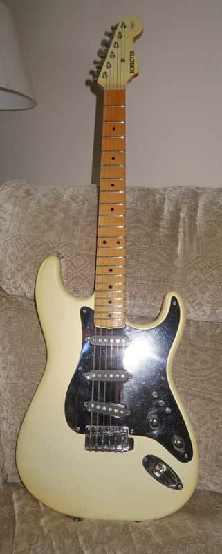 Schecter Mark Knopfler Signature Stratocaster 1983 Pearlescent Lemon image 1