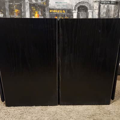 Rogers sound lab Vintage Roger Sound Labs (RSL) model VS-6 2 way bookshelf speakers. 80s  - Black wood image 5