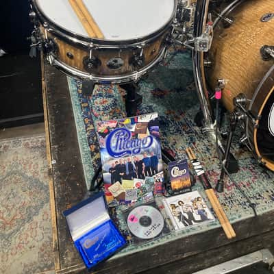 Tris Imboden's, Chicago, DW / Paiste / Gibraltar -Exotic Series – 40th Anniversary Special Edition Complete Drum Set 2012 -Tamo Ash image 5