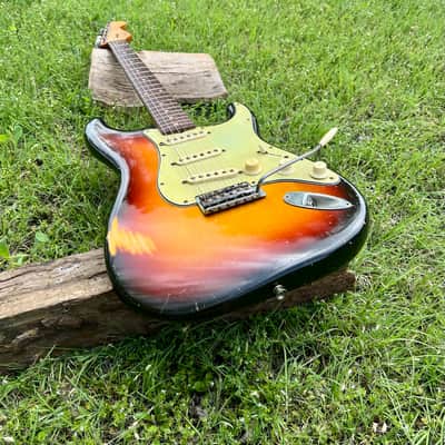 Vintage 1961 Slab Board Fender Stratocaster image 4