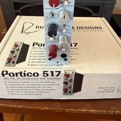 Rupert Neve Designs Portico 517 500 Series Mic Pre / Compressor Module 2011 - Present - White image 1