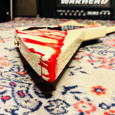 1984 Aria Pro II ZZ Limited Edition Blood Series “Bloody White” - Made In Japan image 20