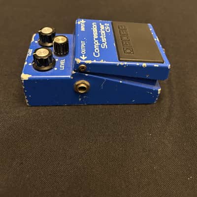Boss CS-2 Compression Sustainer (Black Label) 1981 - 1989 - Blue image 5