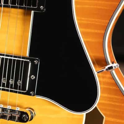 Eastman T486-GB Thinline Semi-hollowbody Electric Guitar - Goldburst with Hardshell Case image 11