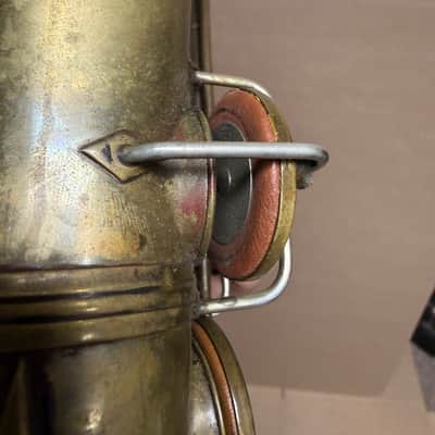 Vintage 1914 Conn Elkhart Soprano Saxophone w/ Case - Fair Condition image 11