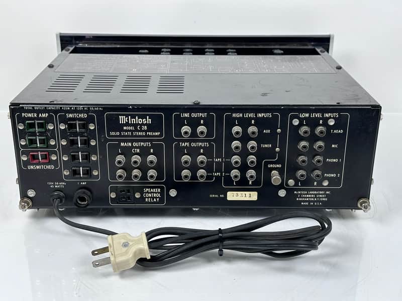 McIntosh C28 Solid State Stereo Preamp | Reverb