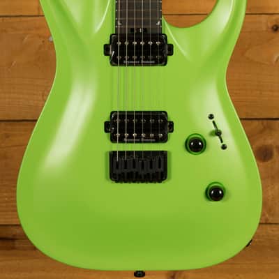 Jackson Pro Plus Series Soloist SLA2 HT - Ebony - Toxic Apple image 1
