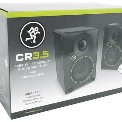 Pair Mackie CR3.5 3.5" Powered Studio Monitors Speakers w/ Tone Control image 6