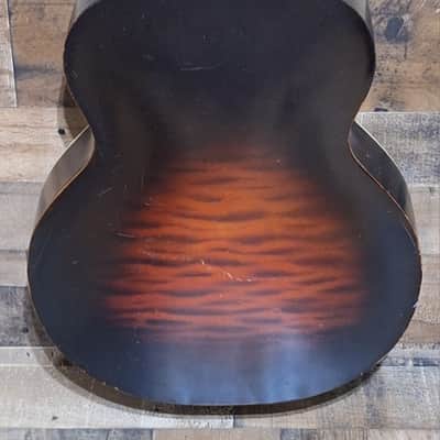 1937 Harmony F-Hole Archtop W/ Mini-Snakehead Headstock (Gibson L-50) image 11