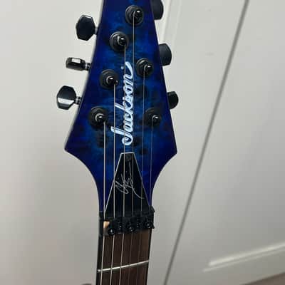 Jackson Pro Series Chris Broderick Signature Soloist 6P Electric Guitar - Transparent Blue image 3