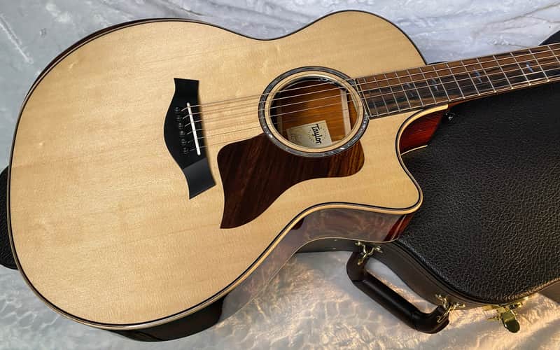 NEW! Taylor 814ce LTD Cocobolo Acoustic-Electric Guitar - Natural Top - Shaded Edgeburst Back & Sides - Authorized Dealer - SAVE! G06612 image 1