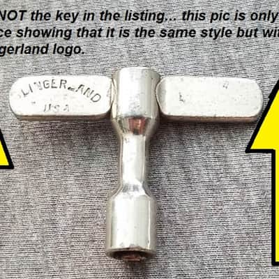 1960s 1970s SLINGERLAND Original VINTAGE ** DRUM KEY ** SOUND KING - RADIO KING - SOUNDKING Drumkey image 2