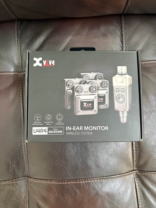 Xvive U4R4 Wireless In-Ear Monitoring System 2010s - Black imagen 1