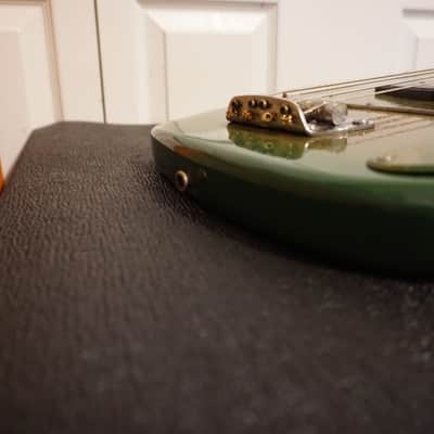 Peavey Fury 1983 Green Clover Custom Finish Super Ferrite Pickup Vintage Made in USA Maple Neck MIA image 8