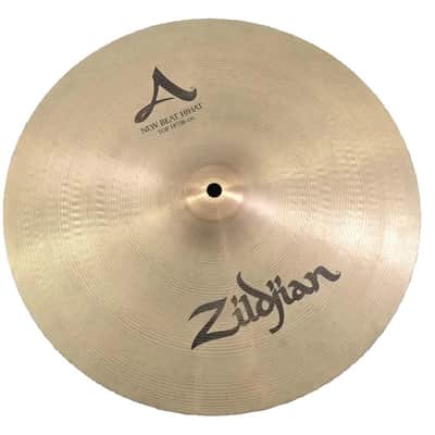 Used Zildjian A New Beat Hi Hat Cymbals 14" - Very Good image 2