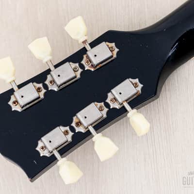 2022 Gibson Custom Shop 1959 ES-335 Murphy Lab Ultra Light Aged Ebony w/ Custombucker PAFs, Case & COA image 5