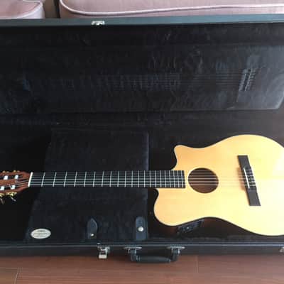 Carvin CL450 Nylon String Classical Crossover Acoustic-Electric, Solid Spruce, Rare image 15