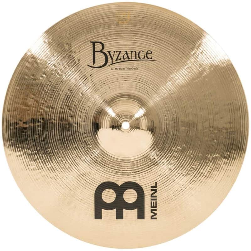 Meinl Byzance Brilliant Medium Thin Crash Cymbal 17" image 1