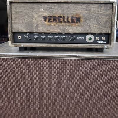 Verellen Loucks 100W amp and matching 4x12 cabinet image 1