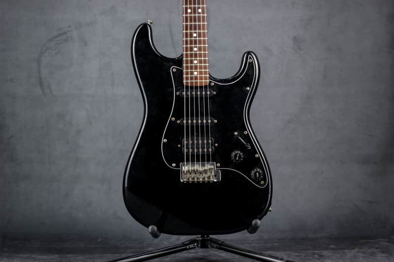 Japan Fernandes Stratocaster HSS 1989 black | Reverb