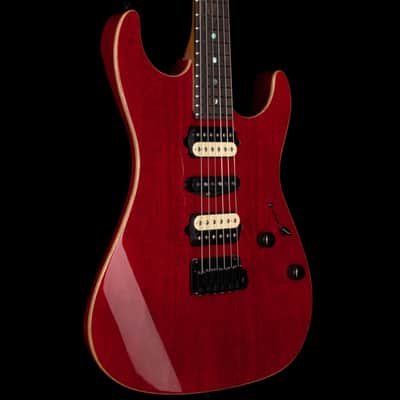 REDUCED! Suhr Standard White Limba HSH Trans Red 64215 image 3