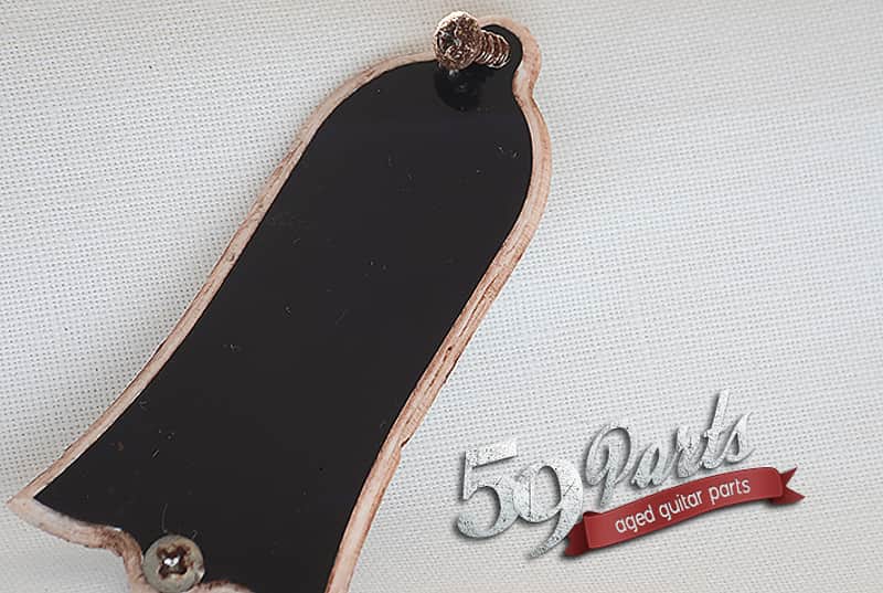 Hand aged historic truss rod cover Gibson Les Paul 1959, relic | 59 Parts image 1