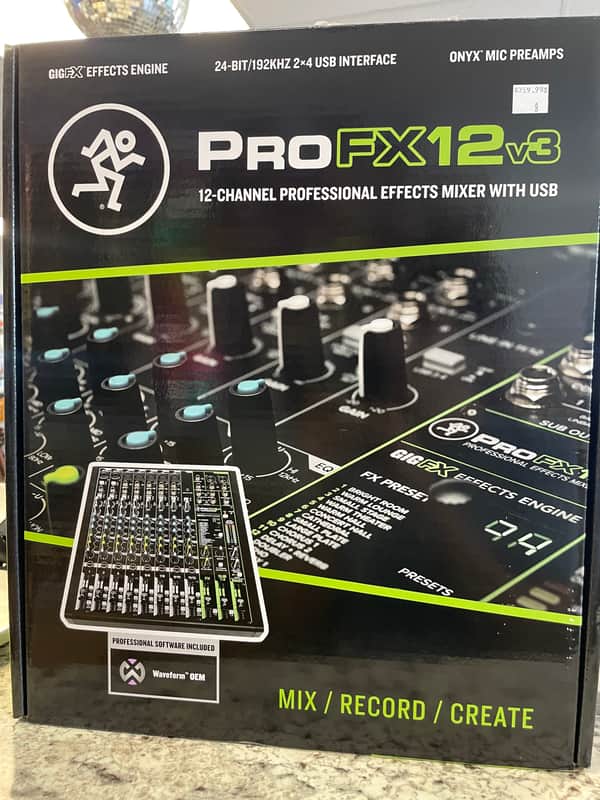 Mackie ProFX12v3 12-Channel Effects Mixer 2020 - Present - Dark Gray image 1