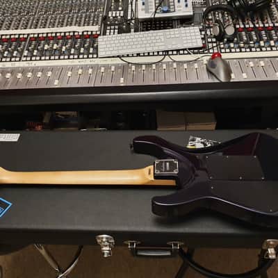 RARE Jackson Dinky Pro Reverse Purple DK2 Japan MIJ German Floyd Rose Professional Guitar OHSC image 17