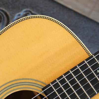 2020 Martin HD-28 Dreadnought Acoustic Guitar Natural + OHSC image 3