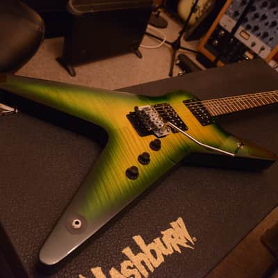 Washburn Dimebag Darrell Dime 333 DimeSlime AAA Slime Flame Top Pantera Signature Guitar Dean ML image 14