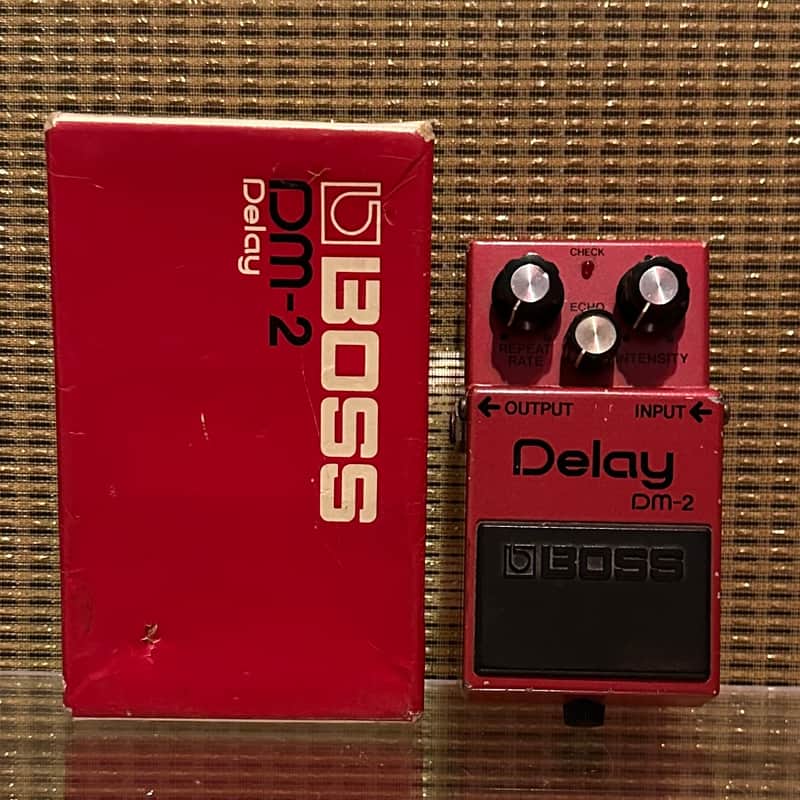 1981 Boss DM-2 Analog Delay (Black Label) MIJ Japan MN3005 Small Font vintage