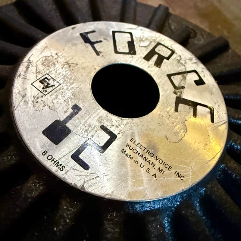 Electro Voice Force 12” 8 ohm guitar speaker c 1970's - EV
