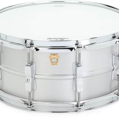 Ludwig Acro Aluminum Snare Drum - 6.5 x 14-inch - Brushed image 1
