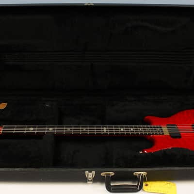Vintage 1991 Alembic Omega Series Spoiler 5-String Bass, Red, Fat Boy Pickups, Please Message for Shipping Quote image 21