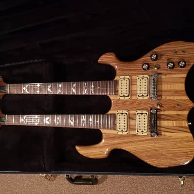 Lado Double Neck 1978-1980 Natural Zebra And Curly Maple image 1