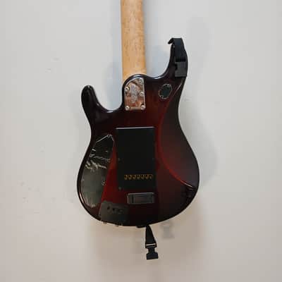 2005 Ernie Ball Music Man JP7 Piezo - Pearl Red Burst Color - w/ Original Hard Shell Case image 6