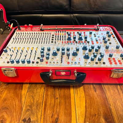 Buchla Tiptop 200t series with BPNYC ZERO Halliburton Eurorack Modular Travel Case 7U 'REDRUM" #2 image 15