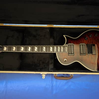 ESP LTD EC-1000 Evertune FM 2018 - Present - Dark Brown Sunburst image 3