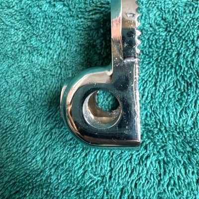 Ludwig Vintage Double Tom Drum Mount Holder - L Arm Geared Tilter Part 70s - Chrome image 4