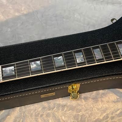 NEW! Gibson Dealer Select Custom Shop Les Paul Custom AAA Figured Flame Top - Transparent Black / Natural Back - Authorized Dealer - 8.8 lbs - G06805 image 10