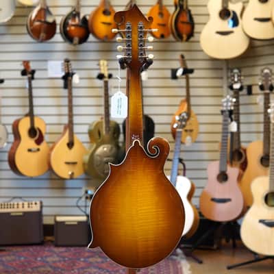 Eastman MD615 F-Style Solid Spruce/Maple Acoustic-Electric Mandolin Goldburst w/Hard Case image 6