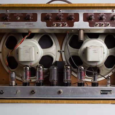Silvertone Model 1336 Tube Amplifier, made by Danelectro (1956), ser. #185-809. image 5