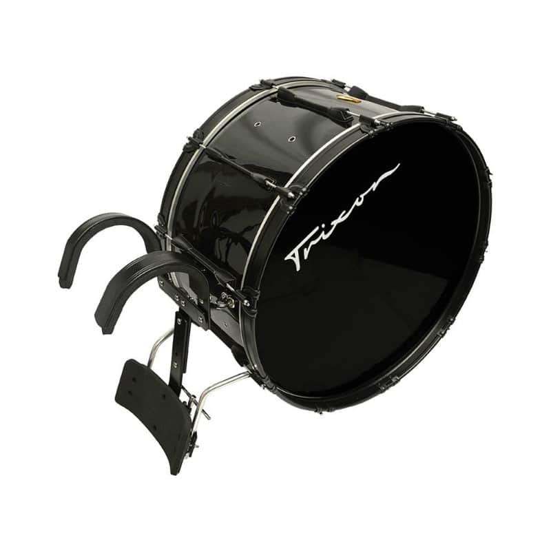 Trixon Field Series Marching Bass Drum 26×14 - Black image 1
