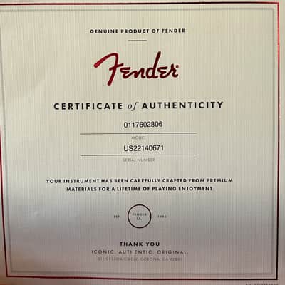Fender Eric Clapton Artist Series Stratocaster Vintage Noiseless Pickups  Black #US22140671 8lbs 1.5 oz image 6