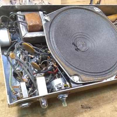 Silvertone 3070 R2R Power Amp Section w/ tubes and speaker 1954 image 9